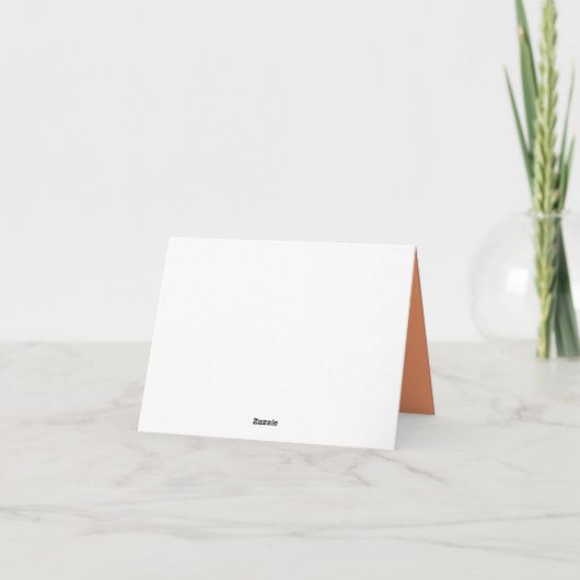 So Hübsch Frühjahr Blume Baby-Namen Dankeschön Kar Dankeskarte (Rückseite)