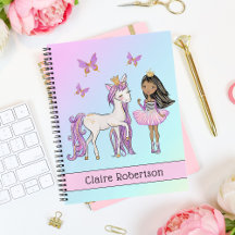 So Hübsch "My Unicorn" Princess School Notebook
