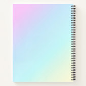 So Hübsch "My Unicorn" SchulNotebook Notizblock (Rückseite)