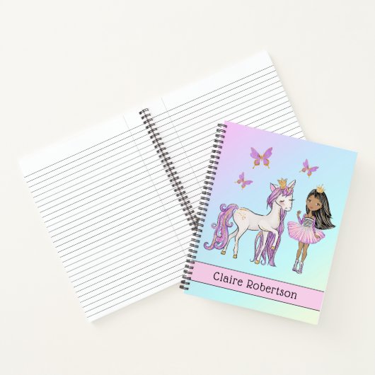 So Hübsch "My Unicorn" SchulNotebook Notizblock (Innenseite)