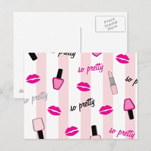 So Hübsch Postkarte (Vorne/Hinten)