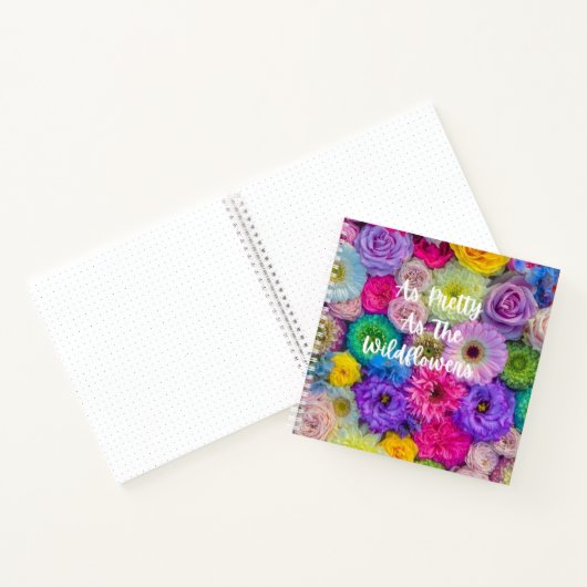 So Hübsch wie ein Wildblume SpiralNotebook Notizblock (Innenseite)