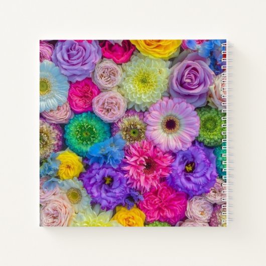 So Hübsch wie ein Wildblume SpiralNotebook Notizblock (Rückseite)