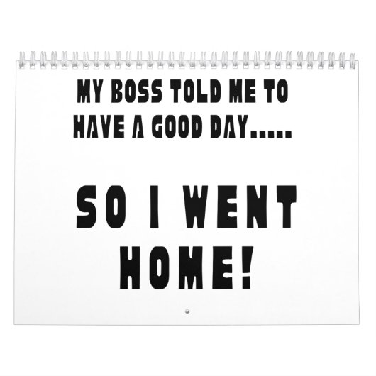 So I Went Home Kalender (Titelbild)