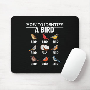 So identifizieren Sie einen Vogel-Funny-Bird-Watch Mousepad