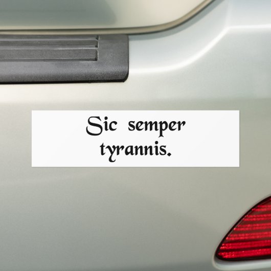 So immer zu den Tyrannen Autoaufkleber (Auf Auto)