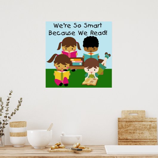 So intelligent, weil wir das Klassenzimmer-Poster  Poster (Küche)