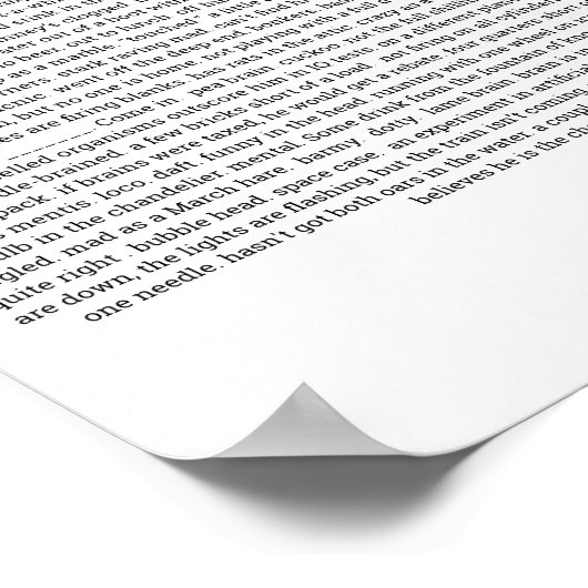 So intelligent wie Köder 45 Poster (Ecke)