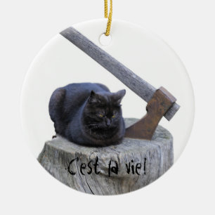 So ist das Leben! Keramikornament