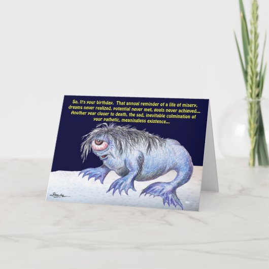 So ist es Ihr Geburtstag… Karte (Vorderseite)