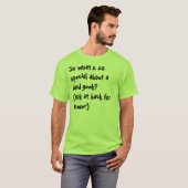 So ist was über einen Band-Aussenseiter?? so T-Shirt (Vorne ganz)