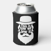 So jüdisch ist es - jüdisches Weihnachtsgeschenk Dosenkühler (Kanne Rückseite)