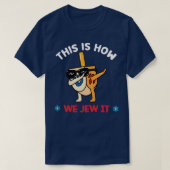 So jügen wir es lustig hässlich Hanukkah Sweater T-Shirt (Design vorne)