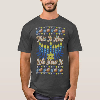 So jügen wir es Spaß Hanukkah jüdische Christma T-Shirt
