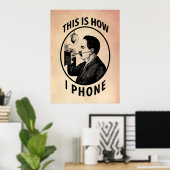 So kann ich telefonieren poster (Heimbüro)