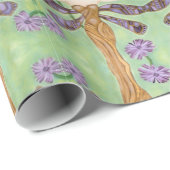 So klug wie die Libellen-Kunst Geschenkpapier (Rolleneckpunkt)