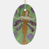 So klug wie die Libellen-Kunst Keramikornament (Rechts)