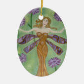 So klug wie die Libellen-Kunst Keramikornament (Vorne)