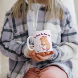 So können Sie sehen - Niedliche Capybara Art Kaffeetasse