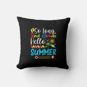 So lange 2. Klasse Hallo Sommer letzten Tag der Sc Kissen