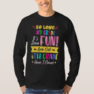 So lange 3. Klasse Ausblick 4. Klasse hier komme i T-Shirt