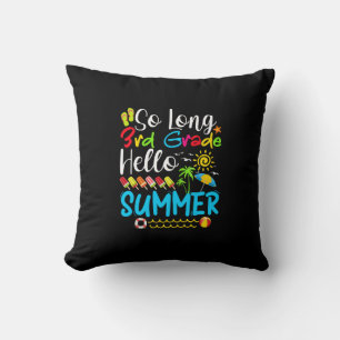 So lange 3. Klasse Hallo Sommer letzten Tag der Sc Kissen