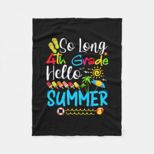So lange 4. Klasse Hallo Sommer letzten Tag der Sc Fleecedecke
