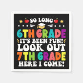 So lange 6. Klasse Ausblick 7. Klasse hier komme i Serviette (Vorderseite)