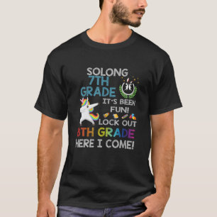 So lange 7. Klasse Ausblick 8. Klasse hier komme i T-Shirt
