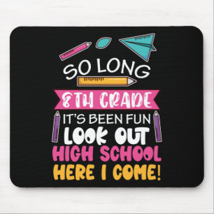 So lange 8. Klasse Hallo High School Mittelschule Mousepad