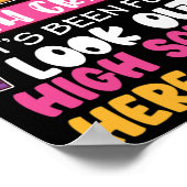 So lange 8. Klasse Hallo High School Mittelschule Poster (Ecke)