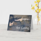 So lange Abschiedskarte Karte (Gelbe Blume)