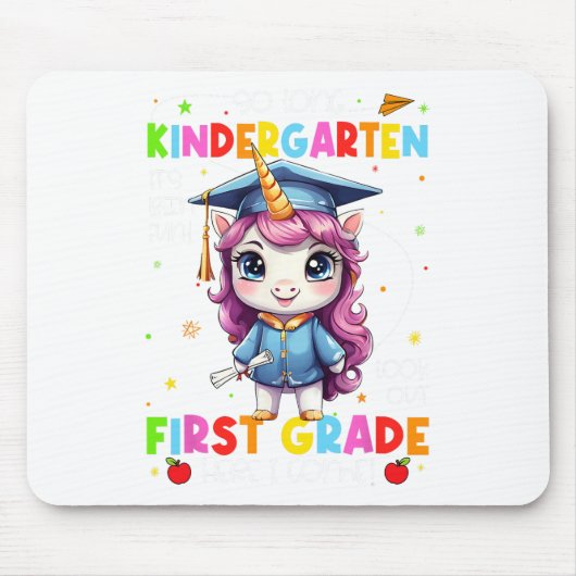 So lange Kindergarten Abschluss am letzten Schulta Mousepad (Vorne)