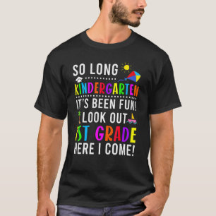 So lange Kindergarten es ist Spaß 1. Klasse Gradu T-Shirt