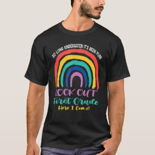 So lange Kindergarten hier komme ich 1 Grad Regenb T-Shirt