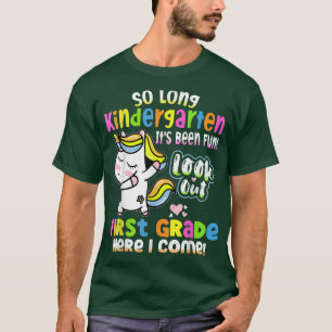 So lange Kindergarten hier kommt 1 Klasse Kinder N T-Shirt