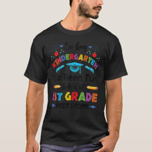 So lange Kindergarten Zukunft Graduierung zurück z T-Shirt