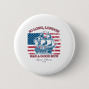 So lange London 4. Juli 1776 US-Shirts Mädchen P Button