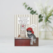 So lange! postkarte (Stehend Vorderseite)