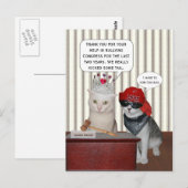 So lange! postkarte (Vorne/Hinten)