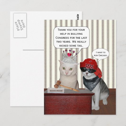 So lange! postkarte (Vorne/Hinten)