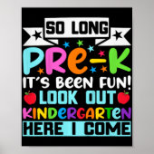 So lange Pre K Kindergarten hier Graduierte letzte Poster (Vorne)