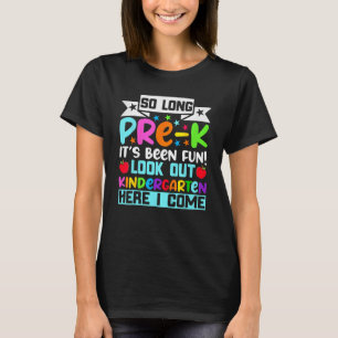 So lange Pre K Kindergarten hier Graduierte letzte T-Shirt
