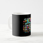 So lange Pre-Kindergarten-Lehrer Kaffeetasse (Vorderseite Links)