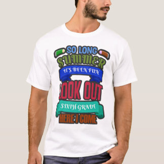 So lange Sommer war es Spaß, auf 6. Gr. T-Shirt