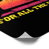 So lange und vielen Dank für alle Fisch Dolphin Su Poster (Ecke)