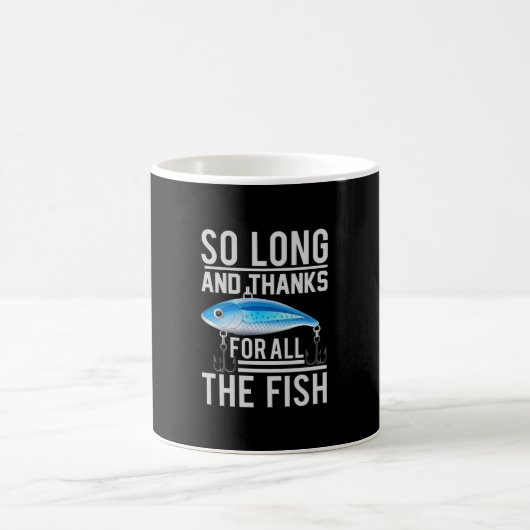 So lange und vielen Dank für alle Fische Kaffeetasse (Mittel)