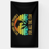 So lange und vielen Dank für alle Fische Vintag Banner (Vertikal)