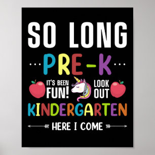 So lange vor dem K Kindergarten komme ich vorab Poster