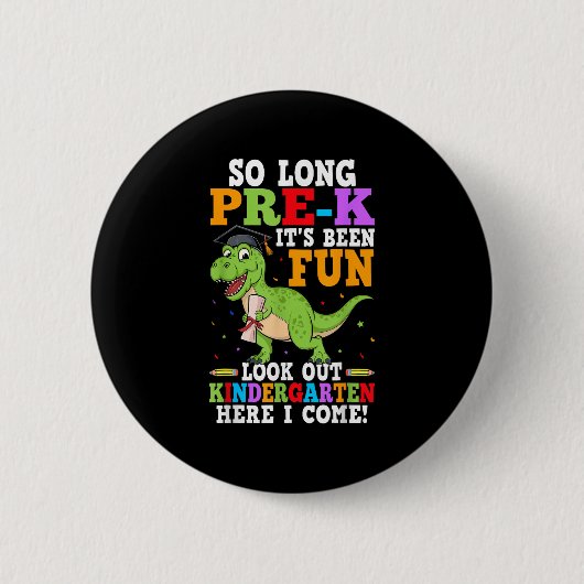 So lange vor der Schule Abschluss Kindergarten Er Button (Vorderseite)